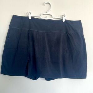 Old Navy Active PowerChill High Rise Black Skort